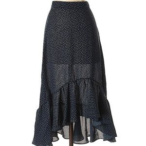 H&M ruffle midi skirt
